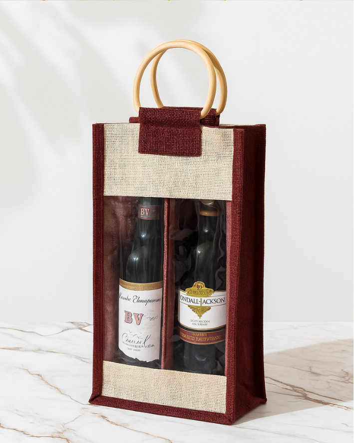 JUTE BOTTLE BAG 05